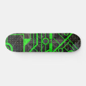 Groene Circuit Skateboard (Horizontaal)