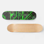 Groene Circuit Skateboard (Horizontaal)