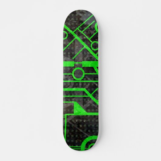 Groene Circuit Skateboard (Voorkant)