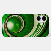 Groene cirkelbaan Case-Mate iPhone case (Achterkant (horizontaal))