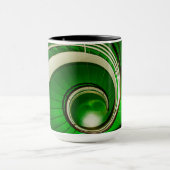 Groene cirkelbaan mok (Midden)