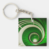 Groene cirkelbaan sleutelhanger (Voorkant)