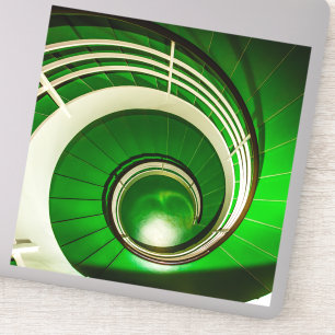 Groene cirkelbaan sticker