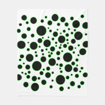 Groene Cirkelpatroon Moderne Abstracte Deken