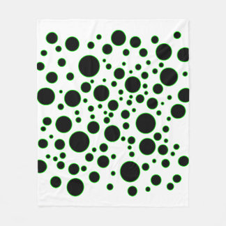 Groene Cirkelpatroon Moderne Abstracte Deken