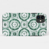 groene cirkels Abstract Case-Mate iPhone Case (Achterkant (horizontaal))