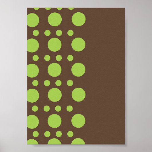 Groene cirkels poster (Voorkant)