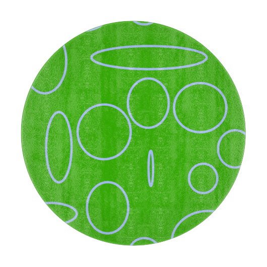 Groene cirkels snijplank (Voorkant)