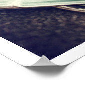 Groene Classic Auto achterlicht Poster (Hoek)