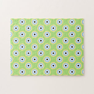 Groene combinatiecirkels van Shirley Taylor Legpuzzel