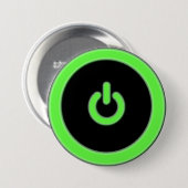 Groene Computer Power Button Button (Voorkant /achterkant)