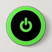 Groene Computer Power Button Button (Voorkant)