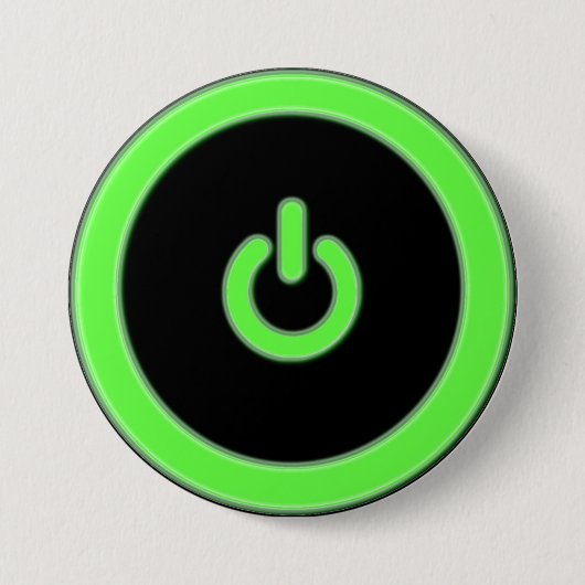 Groene Computer Power Button Button (Voorkant)