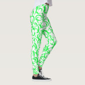 Groene curven leggings (Rechts)