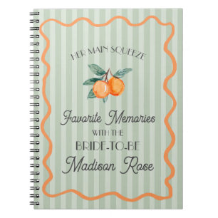 Groene Cutie Hoofd Persoon Favoriete Herinneringen Notitieboek