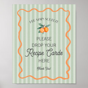 Groene Cutie Main Squeeze Citrus Deel een recept Poster