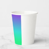 Groene Cyaan Paarse Sorbet Spring Paper Cup Papieren Bekers (Links)