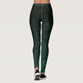 Groene Cyber Leggings (Achterkant)