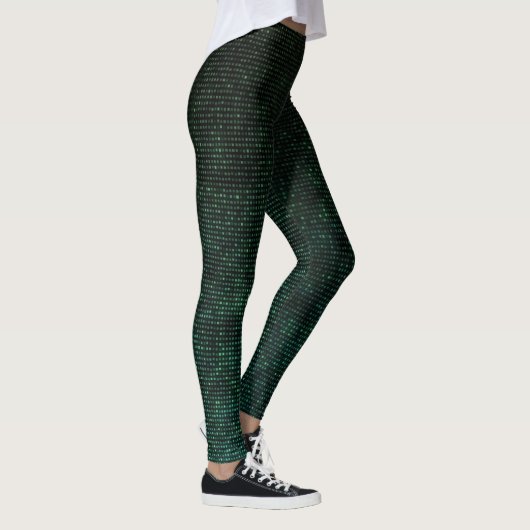Groene Cyber Leggings (Rechts)