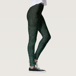 Groene cyberLeggings Leggings