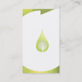 Groene cyclus visitekaartje (Achterkant)