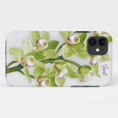 Groene Cymbidium Orchid Floral iPhone 5 Hoesje (Achterkant (horizontaal))