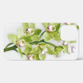 Groene Cymbidium Orchid Floral iPhone 6 hoesje (Achterkant (horizontaal))