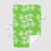 Groene-daagse handdoek vier mand (Insitu)