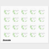 Groene Daisies Wedding Envelope zegels (Vel)