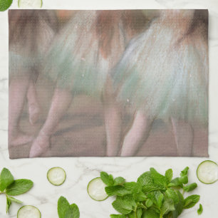 Groene Danseressen van Edgar Degas, Kunst van het Theedoek