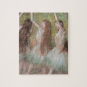 Groene dansers van Edgar Degas,  balletkunst Legpuzzel (Verticaal)