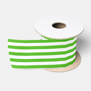 Groene de Hoed van het Patroon van de streep Lint