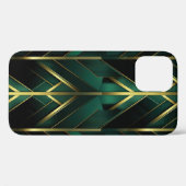 Groene Deco Case-Mate iPhone Case (Achterkant (horizontaal))