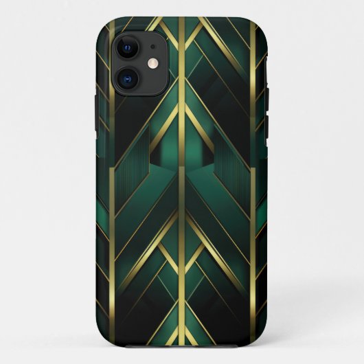Groene Deco Case-Mate iPhone Case (Achterkant)