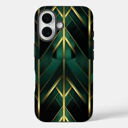 Groene Deco Case-Mate iPhone Case (Achterkant)