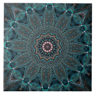 Groene decoratieve keramische Tegel Tegeltje