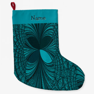 Groene decoratieve kerstkous grote kerstsok