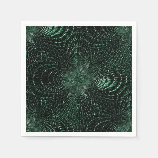 Groene decoratieve servetten (Voorkant)