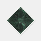 Groene decoratieve servetten (Hoek)