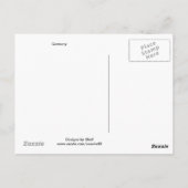 Groene deegwaren van Duitsland Briefkaart (Achterkant)