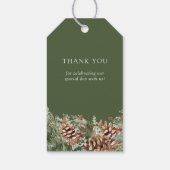 Groene Den Cadeaulabel (Achterkant)