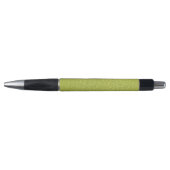 Groene Denim Monogram Initialen Grijs Modern Cool Pen (Voorkant)