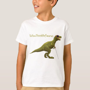 Groene DenkJeHijSaurus Dinosaurus T-shirt