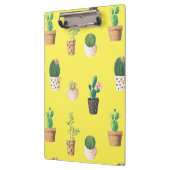 Groene dessert Succulent Cactus in Pots Klembord (Links)