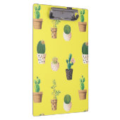 Groene dessert Succulent Cactus in Pots Klembord (Rechts)