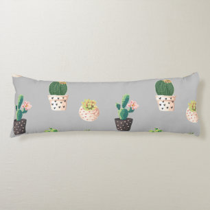 Groene Dessrt Succulent Cactus in Pots Lichaamskussen