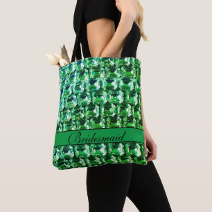 Groene diamanten, groene edelstenen, juwelen draagtas