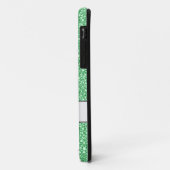 Groene diamanten kijken naar Glitter Patter Case-Mate iPhone Case (Achterkant/links)
