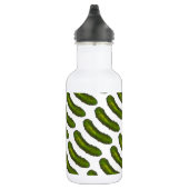 Groene Dill Pickle Pickles Water Bottle Waterfles (Rechts)