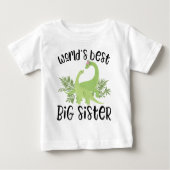 Groene Dinosauriërs Werelds Beste Grote Zus (Voorkant)